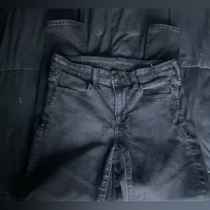 american eagle black skinny jeans